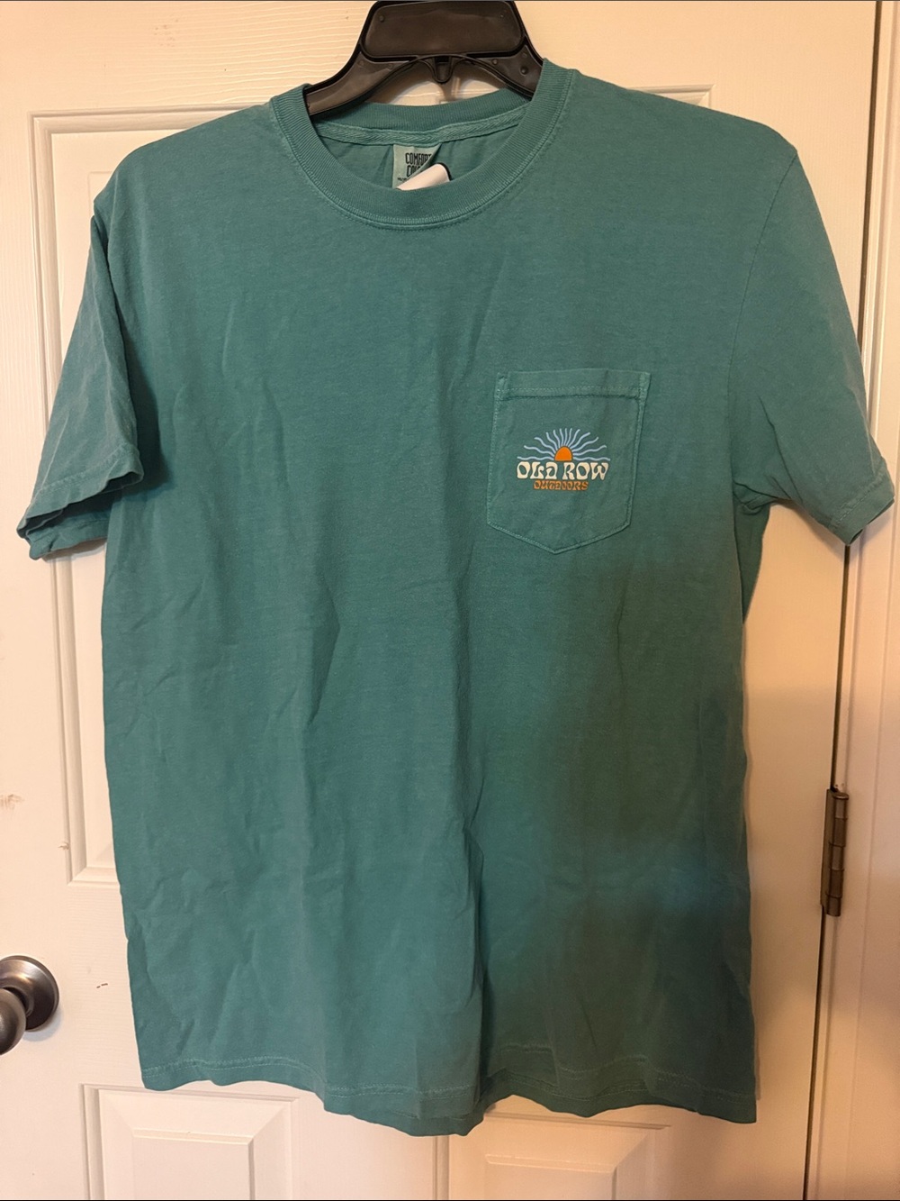 Old Row Teal Pocket Short Sleeve T-Shirt - Men's Casual Tee